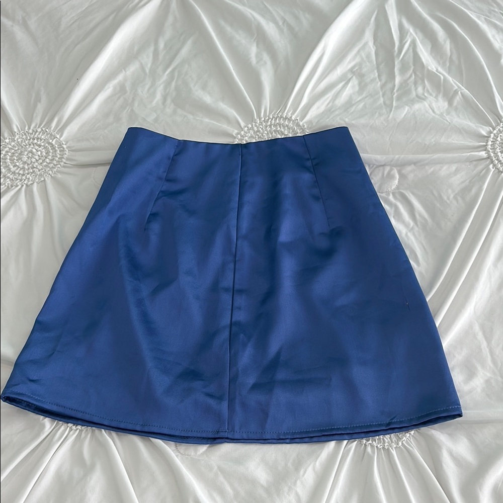 Elegant Blue Women's Skirt